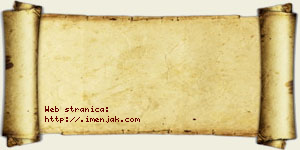 Jasmina Pavkov vizit kartica